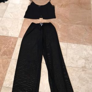 Venus crop top and draw string pants